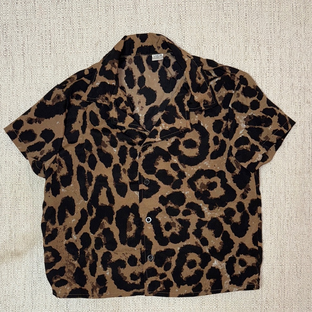SHEIN Animal Print Shirt
